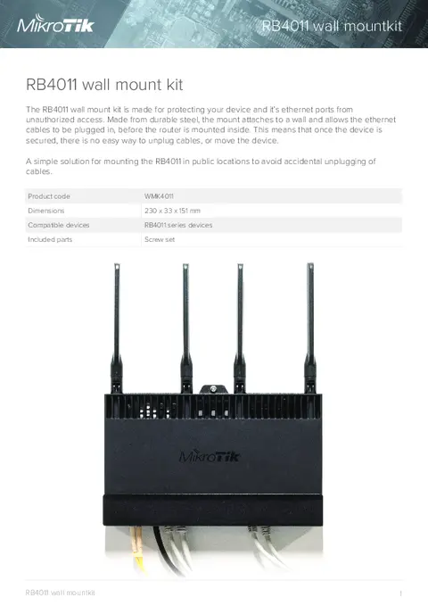 Brochure PDF first page