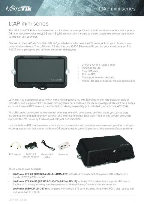 Brochure PDF first page