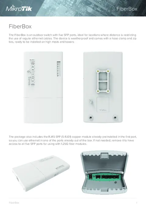 Brochure PDF first page