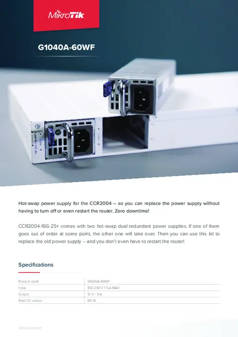 Brochure PDF first page