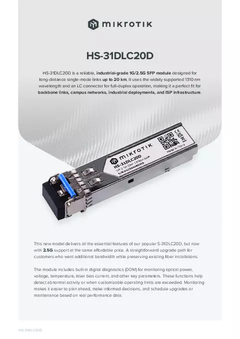 Brochure PDF first page