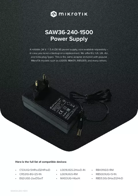 Brochure PDF first page