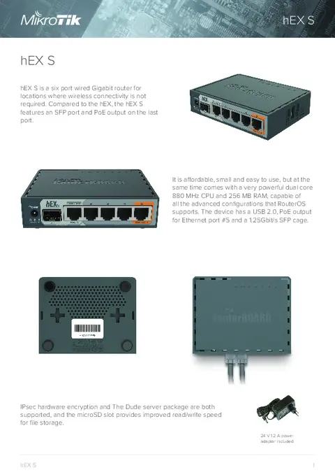 Brochure PDF first page