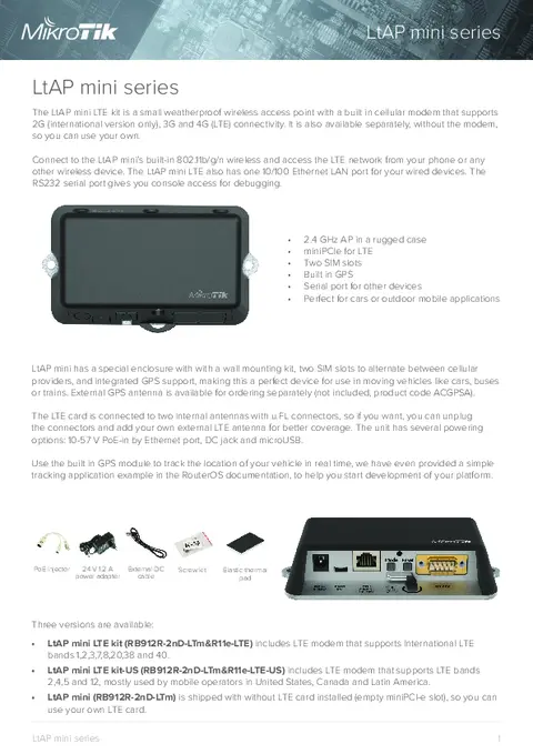 Brochure PDF first page