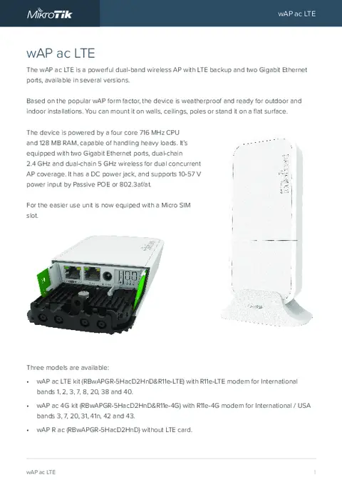 Brochure PDF first page