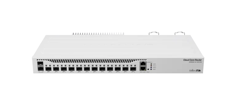 ROUTER MIKROTIK CCR2004-1G-12S+2XS CON FUENTE