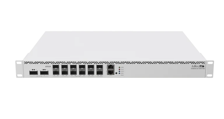 ROUTER MIKROTIK CCR2216-1G-12XS-2XQ 12 SFP28 DE 25 GB CON DOBLE FUENTE