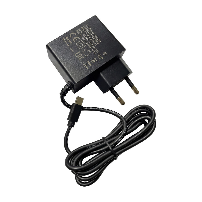Image of 5 V 2.4 A power adapter (black)